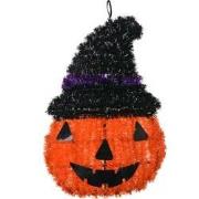 Clayre & Eef Halloween decoratie Pompoen 22 cm Oranje Kunststof Wandde...