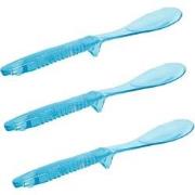 Opscheplepel met vlekbestendige plastic handgreep 30 cm - Set van 3