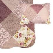 Clayre & Eef Bedsprei 180x250 cm Paars Polyester Sprei