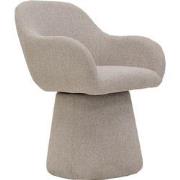Eetkamerstoel Minthe Beige Draaibaar - Giga Meubel - Set van 2