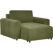 Beliani INNVIK - Chaise longue-Groen-Polyester