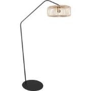 Anne Lighting - vloerlamp - ZigZag - naturel zwart - metaal - booglamp...