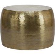 WOMO-DESIGN salontafel, Ø 53x41 cm, goud, gemaakt van gehamerd alumini...