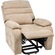 Beliani RISE - TV-fauteuil-Beige-Polyester