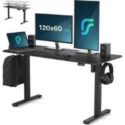 Flowsense Zit Sta Bureau - Verstelbaar Elektrisch Bureau - 120 x 60 cm