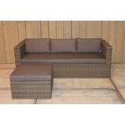 Bari loungeset natural kobo grey