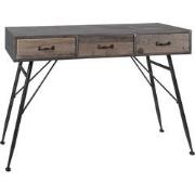 Clayre & Eef Sidetable  116x40x80 cm Grijs Ijzer Hout Rechthoek Wandta...