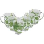 OTIX Theeglazen - met Oor - 6 Stuks - Theetassen - 350ml - Groot - Gla...