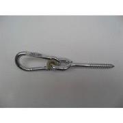 5 stuks - Schommelhaak met schroefdraad elektrolitisch verzinkt totale...