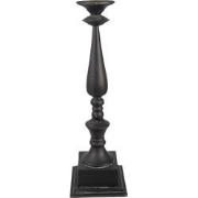 Clayre & Eef Kandelaar  15x15x50 cm Grijs Ijzer Kaarsenstandaard