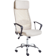 Beliani PIONEER - Bureaustoel-Beige-Polyester
