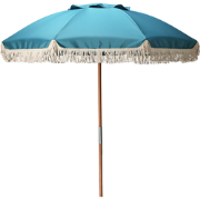 HIXA Parasol - Houten paal - Stokparasol - Verstelbaar - Strand - Tuin...