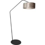Anne Lighting - vloerlamp - ZigZag - zilver zwart - metaal - booglamp ...