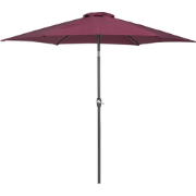 Beliani VARESE - Marktscherm-Rood-Polyester