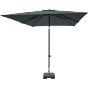 Stokparasol moraira push-up 230x230cm polyester l grey grade 6 zonweri...