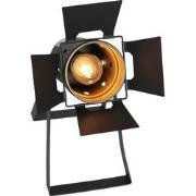 Mexlite - tafellamp - Carree - zwart - metaal - E27 - 3380ZW