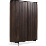 Collectables Mokka Wandkast Donkerbruin 115cm
