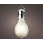 Solar bulb d8h14cm transparant Lumineo Solar Hanging Lights