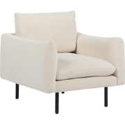 Beliani VINTERBRO - Fauteuil-Beige-Polyester