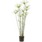 Cyperus 120 cm green kunstbloem zijde nepbloem