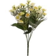 Mini narcis h25 cm creme-groen kunstbloem zijde nepbloem
