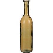 Mica Decorations Rioja Fles - H75 x Ø18 cm - Gerecycled glas - Oker