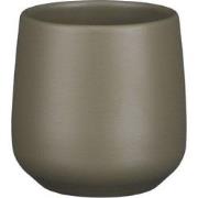 Amber pot rond groen mat h7xd8cm