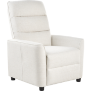 Beliani SANDE - TV-fauteuil-Wit-Polyester