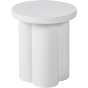 Beliani ADEL - Bijzettafel-Wit-MDF