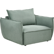 Beliani KUNES - Fauteuil-Groen-Polyester