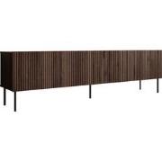 Meubella TV-Meubel Tartagal - Donkerbruin eiken - 200 cm
