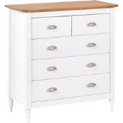 Beliani SHILLINGTON - Commode-Wit-Dennenhout