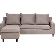 Beliani ELVENES - Hoekbank-Beige-Polyester