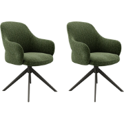 LABEL51 Eetkamerstoel Bern - Forest - Boucle - set van 2