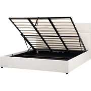 Beliani LAGORD - Tweepersoonsbed-Wit-Polyester