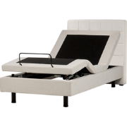 Beliani DUKE - Eenpersoonsbed-Beige-Polyester