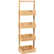 Beliani VAUPES - Badkamer plank-Lichte houtkleur-Bamboehout