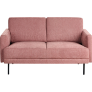 Beliani BREDA - Tweezitsbank-Roze-Polyester
