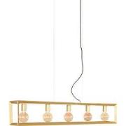 LABEL51 Hanglamp Tetto - Antiek goud - 120x20x141 cm