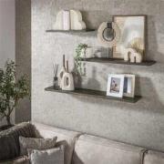 Hoyz Collection - Wandschap Ferro- Brons Antiek- Set van 3