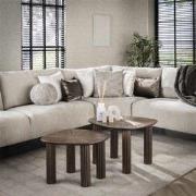 Hoyz Collection - Salontafel Driehoekig Maya Teak - Teak Rust Brown - ...