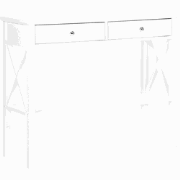 Beliani AVENUE - Consoletafel-Wit-MDF