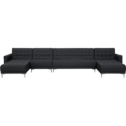 Beliani ABERDEEN - Modulaire Sofa-Grijs-Polyester