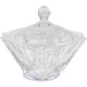 Clayre & Eef Glazen potje  Ø 11x11 cm Glas Potje met deksel