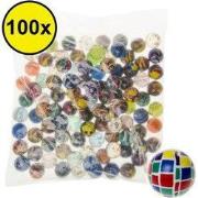Decopatent 100 STUKS MIX Stuiterballen Ø2.7 Cm - Traktatie Uitdeelcade...