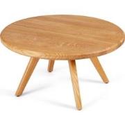 Aemely® 'Carpenter' Handmade Salontafel  - Massief Eiken Naturel, Rond...