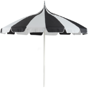 Beliani MINOA - Marktscherm-Zwart-Polyester