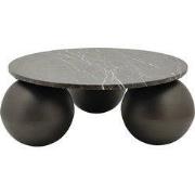 PTMD Skippy Coffee Table Brown Marble