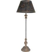 Clayre & Eef Tafellamp Ø 35x94 cm Bruin Metaal Bureaulamp