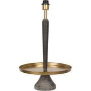 Clayre & Eef Lampenvoet   Ø 37x61 cm  Bruin Hout Rond Lampvoet
